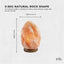 Orku 3-5 Kg Himalayan Pink Salt Lamp - Large Natural Rock Shape Night Light