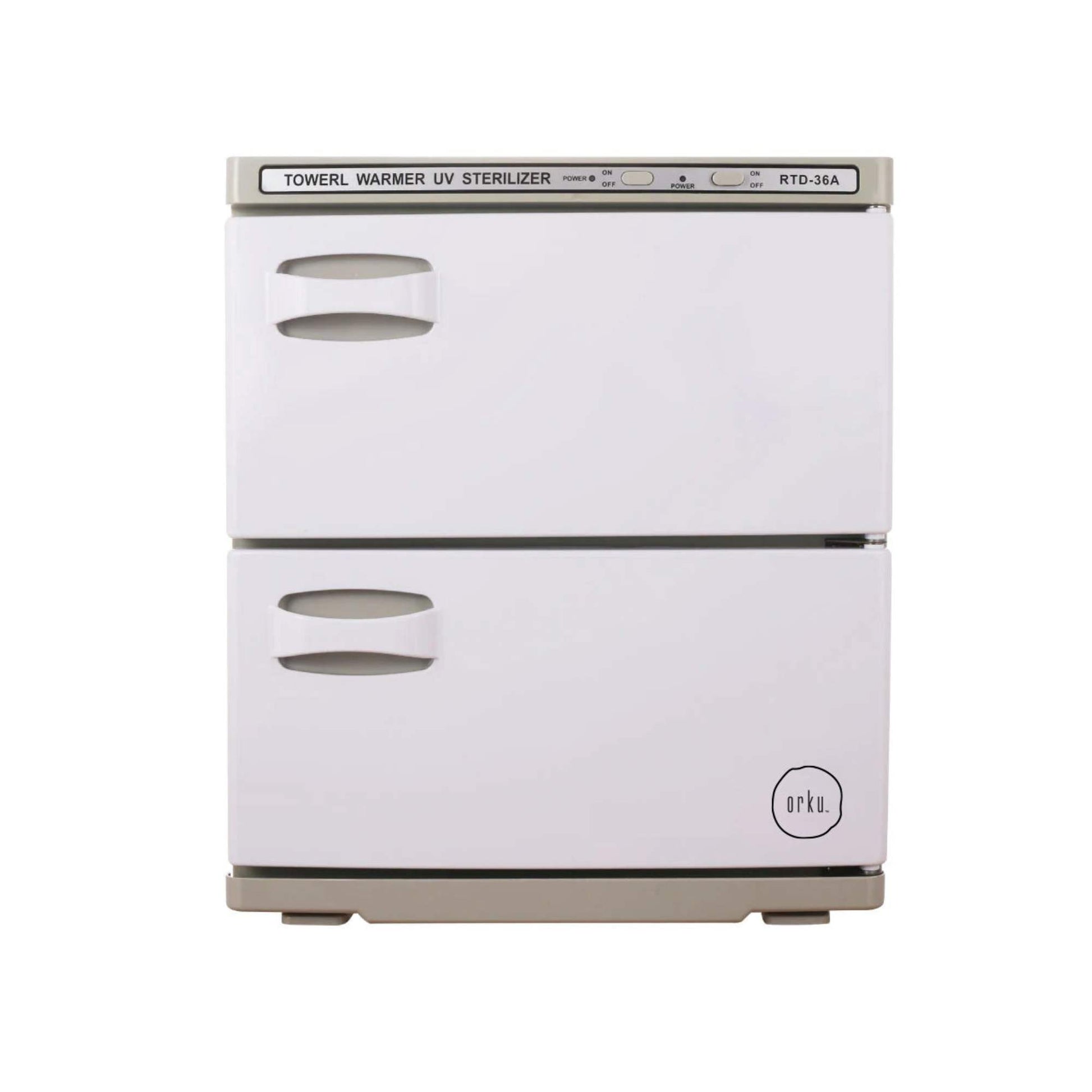 Orku 36L White UV Electric Towel Warmer Steriliser Cabinet Salon Heat Sanitiser