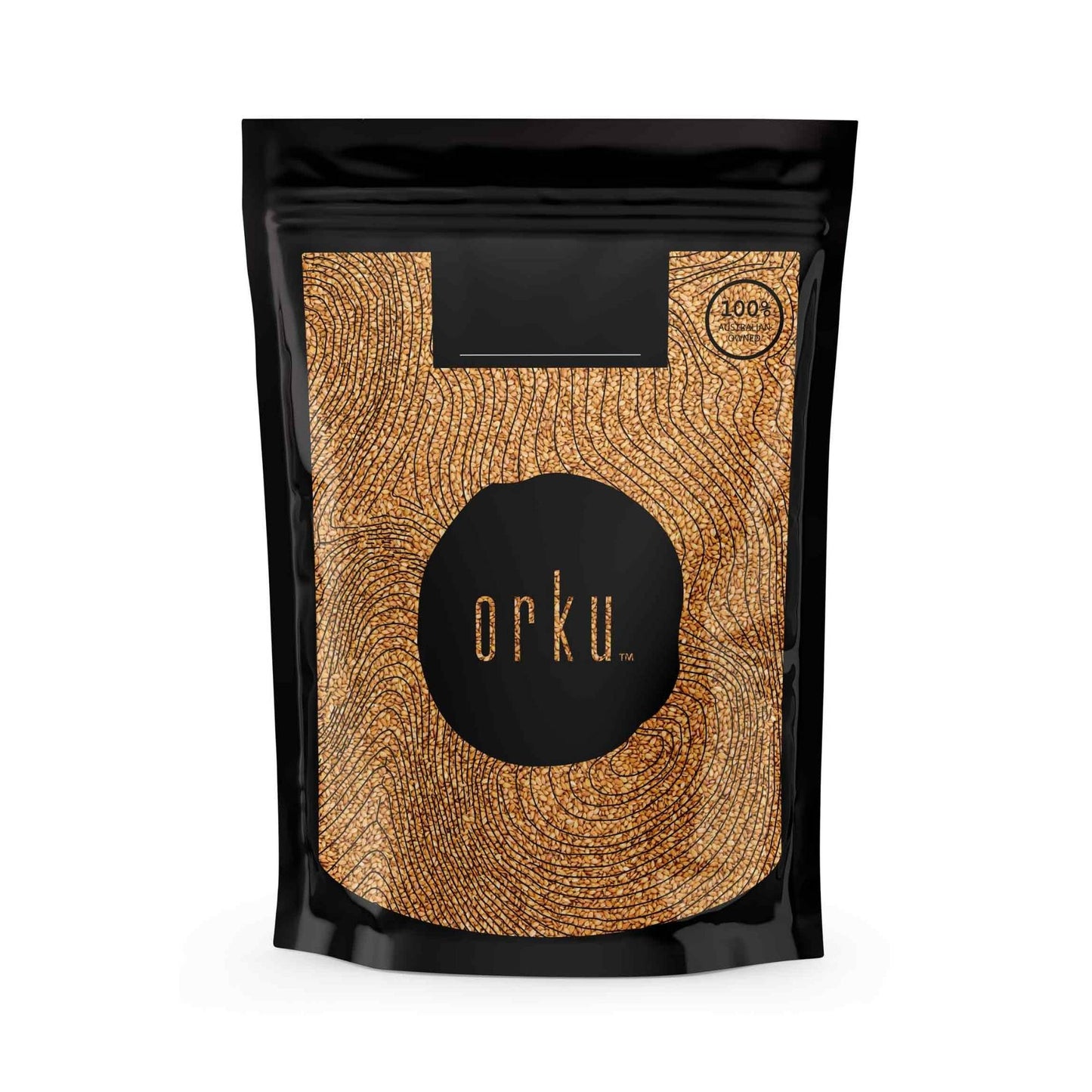 Orku 400g Organic Golden Linseed Flaxseed Whole Grain Non GMO