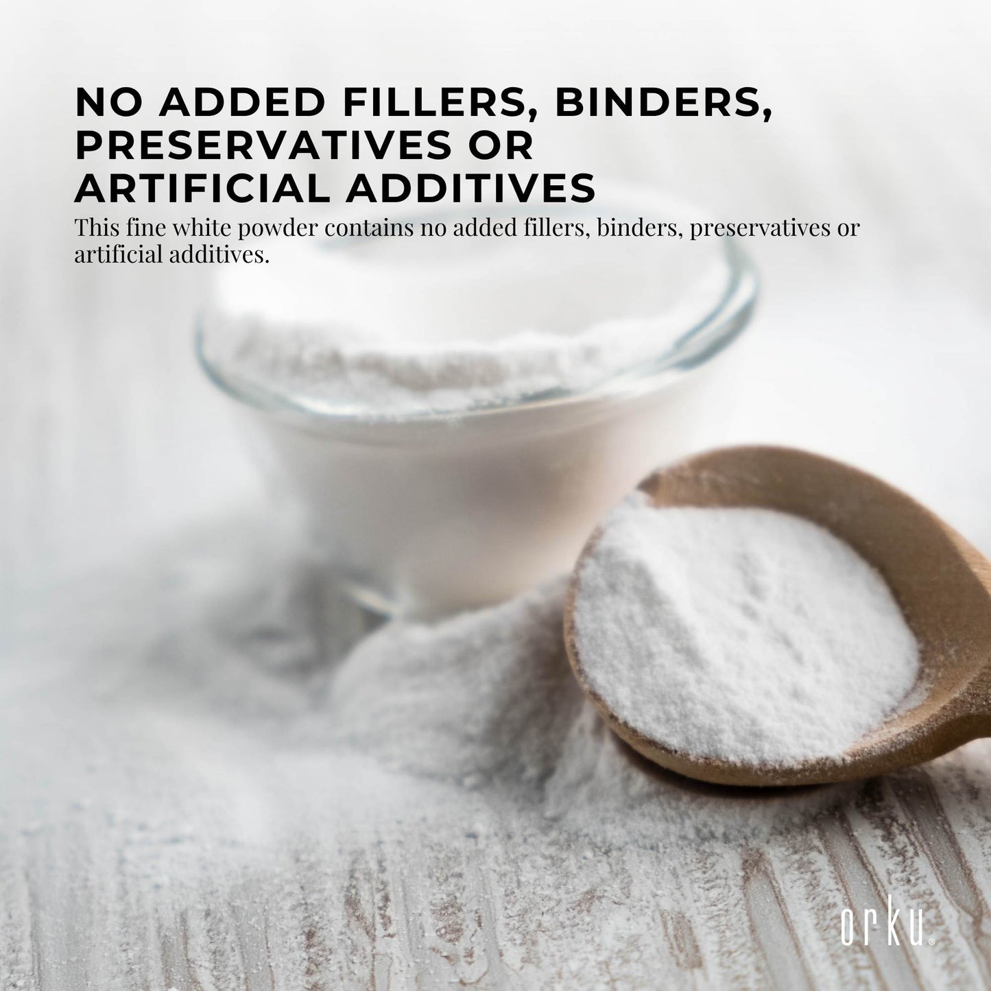 Orku 400g Potassium Bicarbonate Powder - Food Grade Pure FCC Brewing Baking