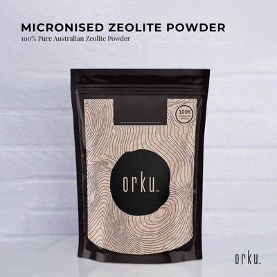 Orku 400g Ultrafine Micronised Zeolite Powder - Natural Australian Mineral