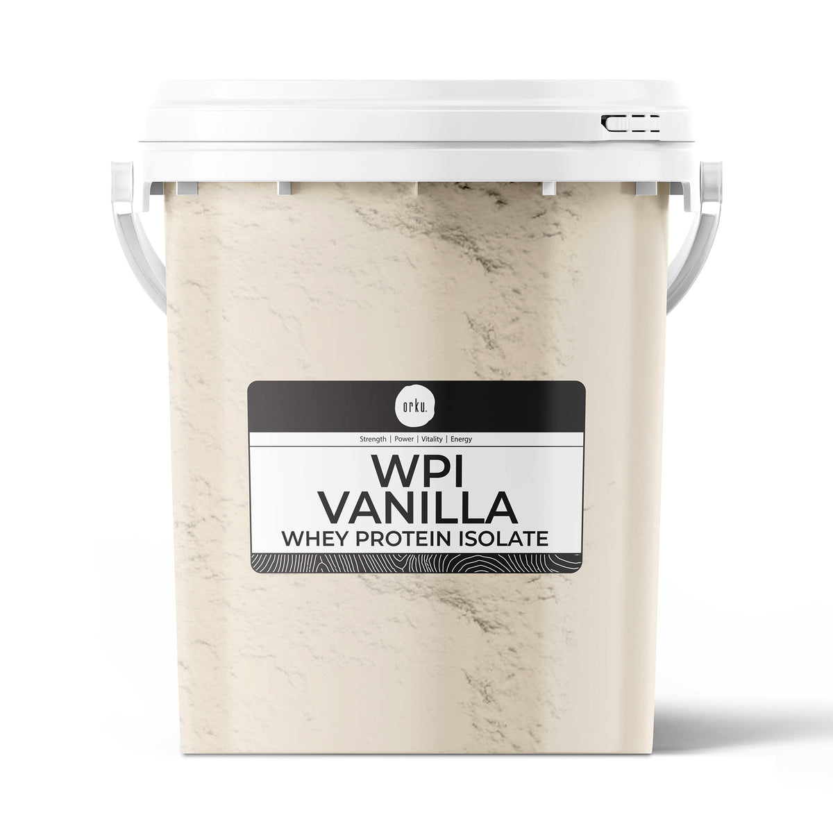 Orku Whey Protein Isolate WPI Vanilla Powder Buckets