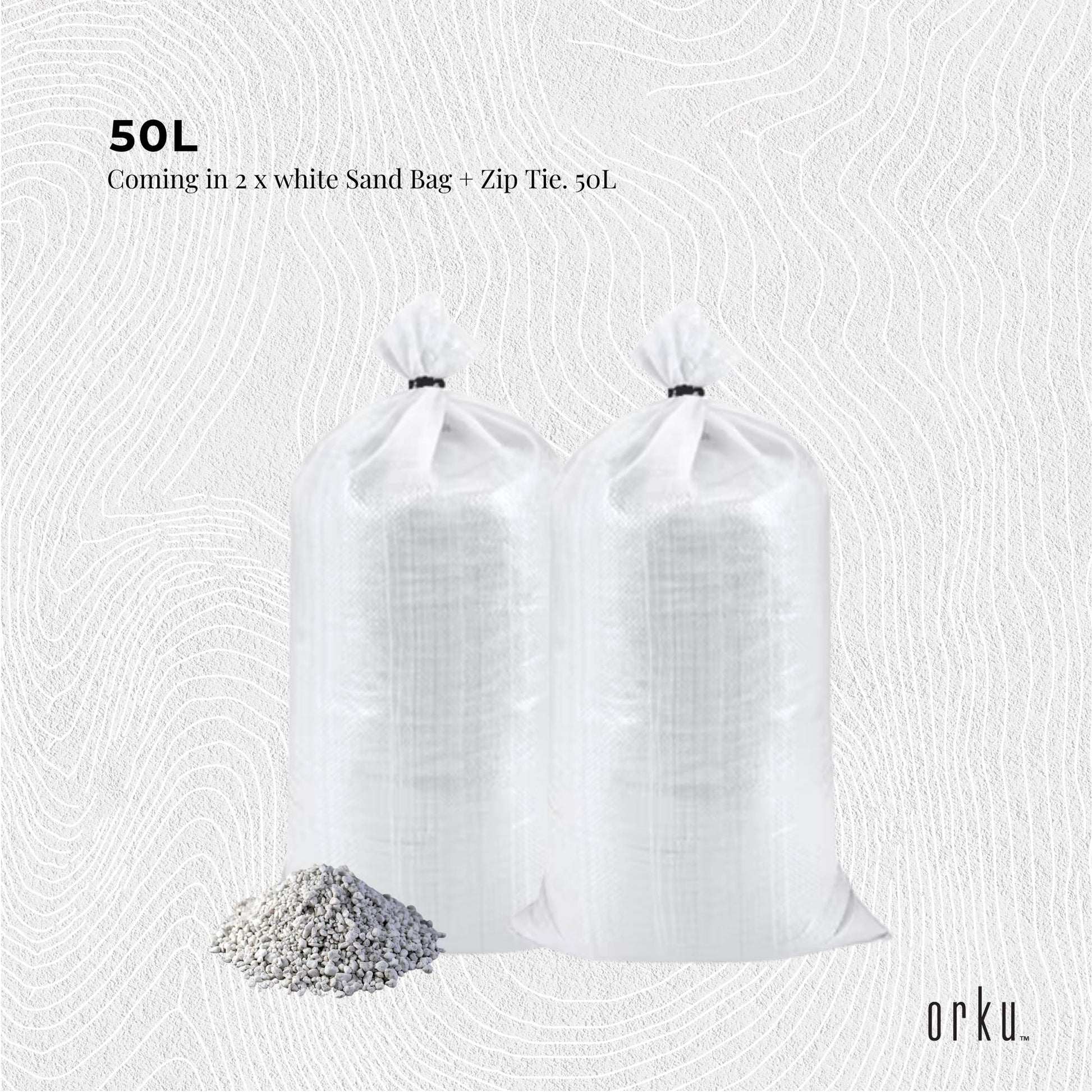 Orku 50L Perlite Super Coarse Premium Soil Expanded Medium Plants Hydroponics