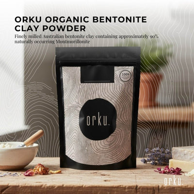 Orku 50g Organic Bentonite Clay Powder Cosmetic Grade Montmorillonite