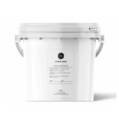 Orku 5Kg Citric Acid Powder Tub - Food Grade Non GMO Anhydrous Preservative E330