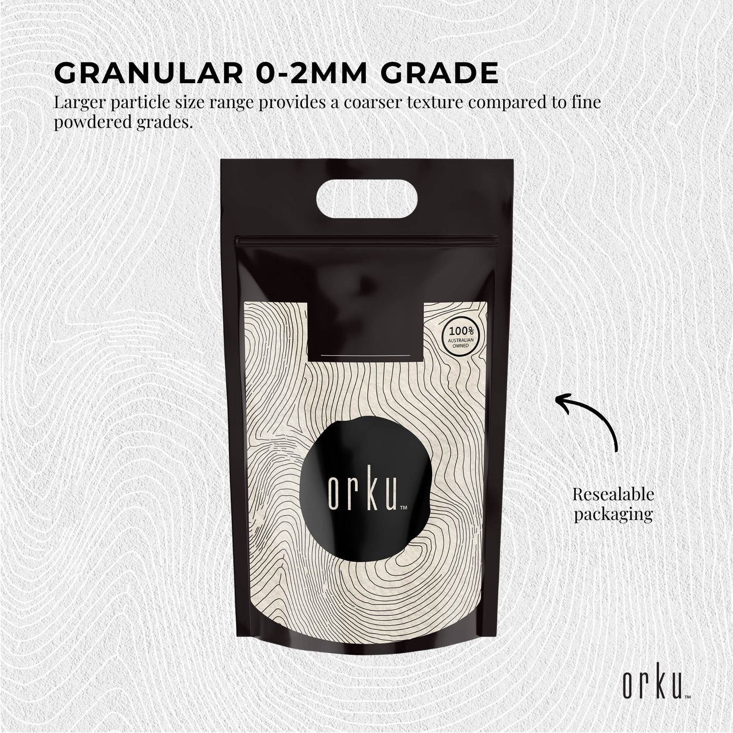 Orku 5Kg Diatomaceous Earth Garden 0-2mm Australian Fossil Shell Flour
