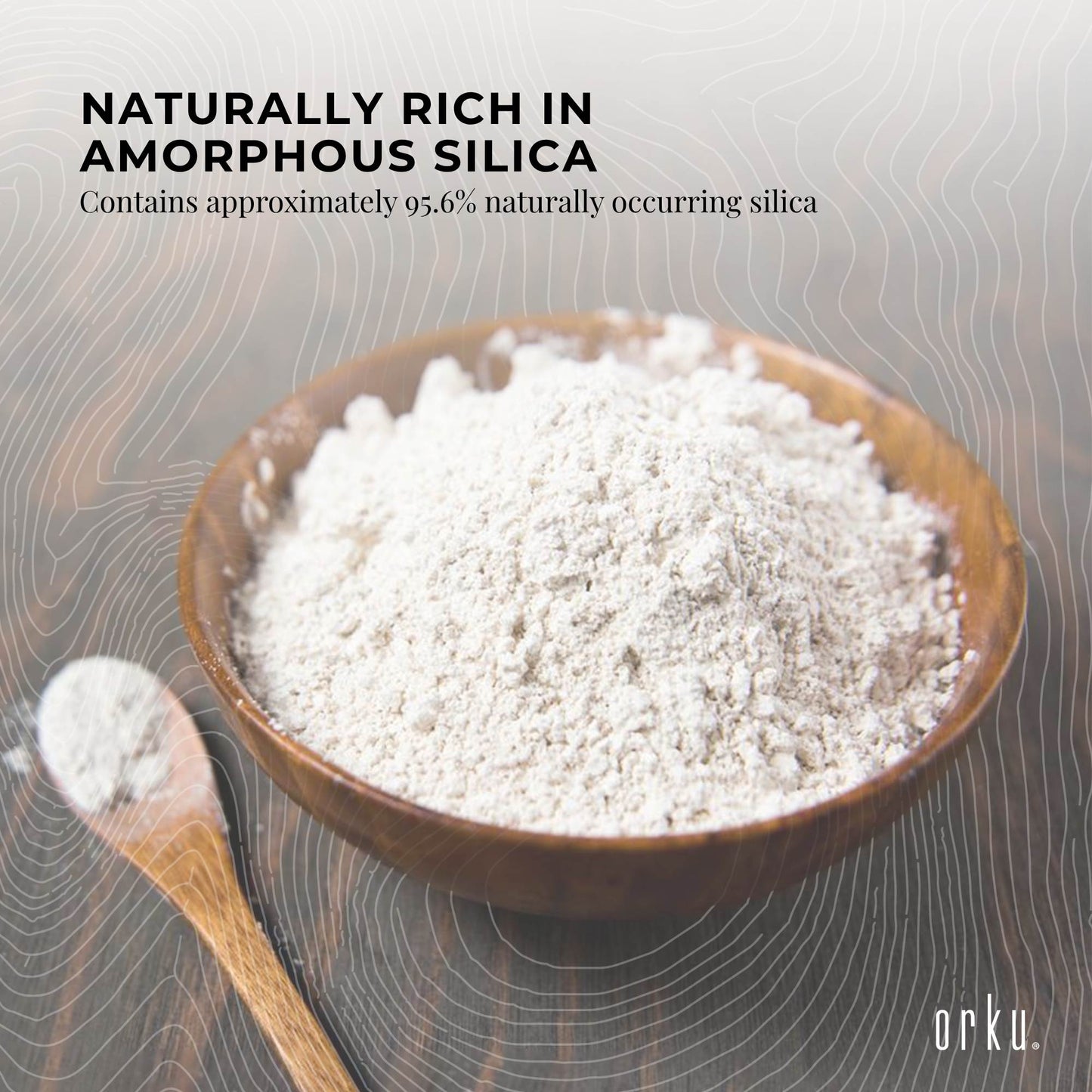 Orku 5Kg Diatomaceous Earth Garden 0-2mm Australian Fossil Shell Flour Tub