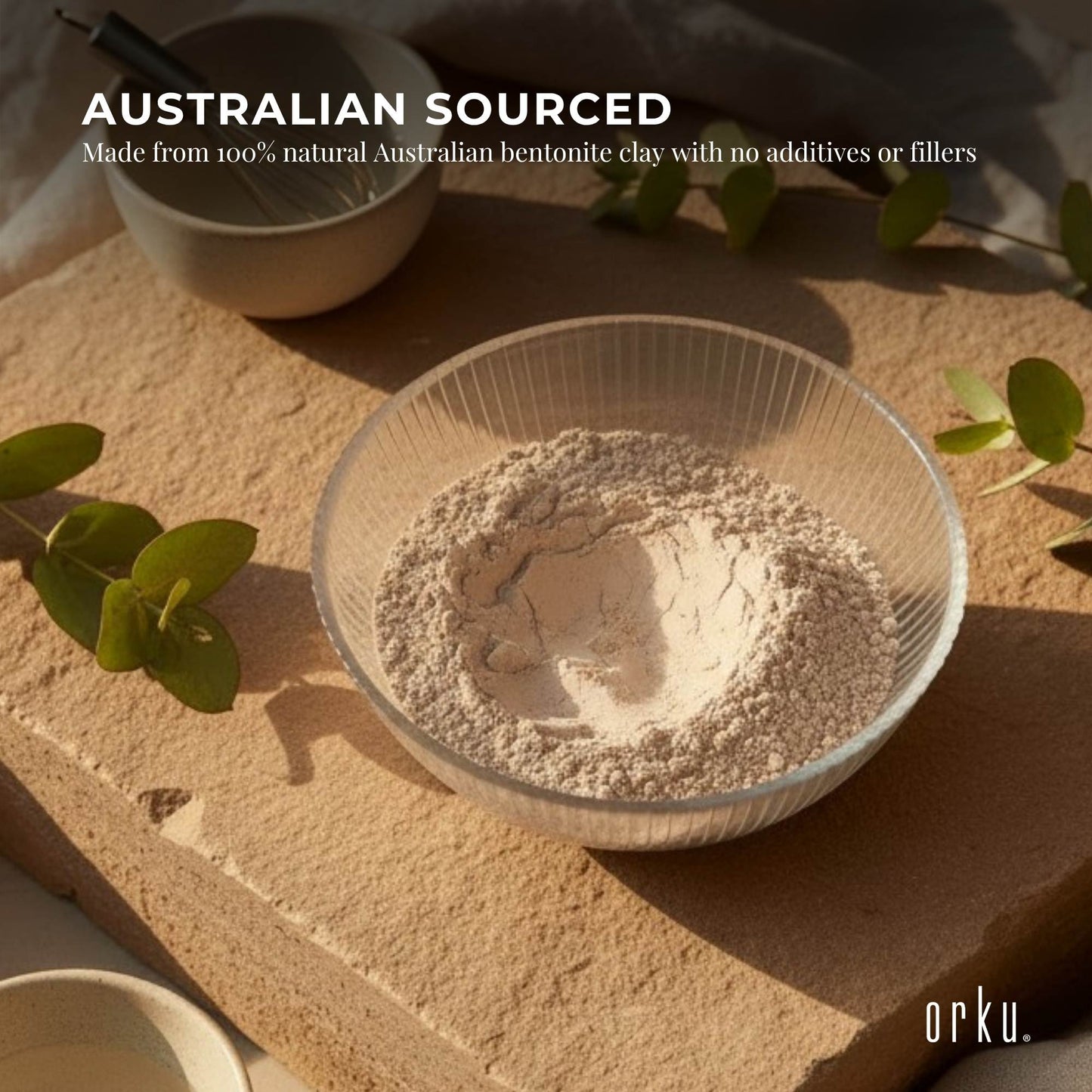 Orku 5Kg Organic Bentonite Clay Powder Cosmetic Grade Montmorillonite