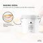 Orku 5Kg Sodium Bicarbonate Food Grade Tub Baking Soda Aluminium Free Powder