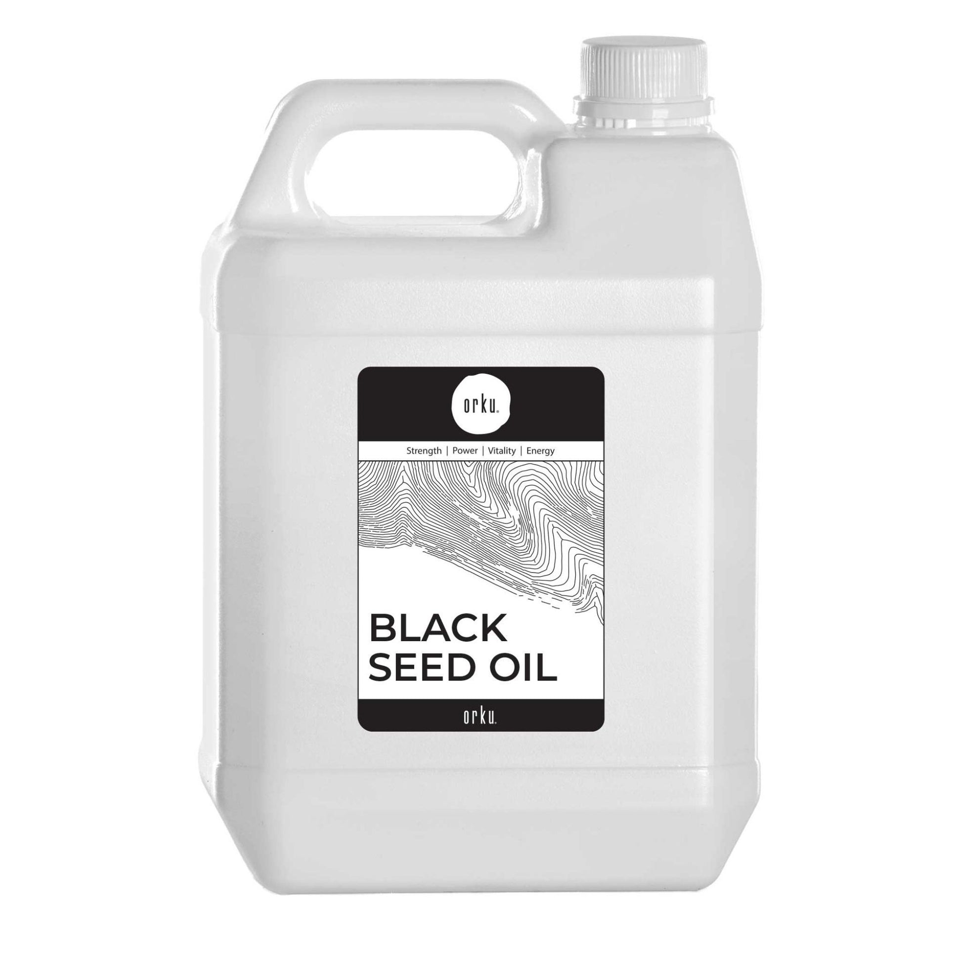 Orku 5L Black Seed Oil Pure Pure Cold Pressed 100% Ethiopian Nigella Sativa Cumin