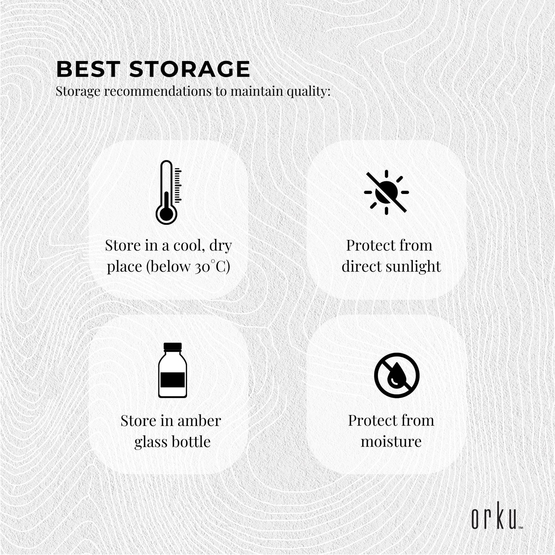 Orku 5L Castor Oil Cold Pressed Virgin Hexane Free HDPE Bottle