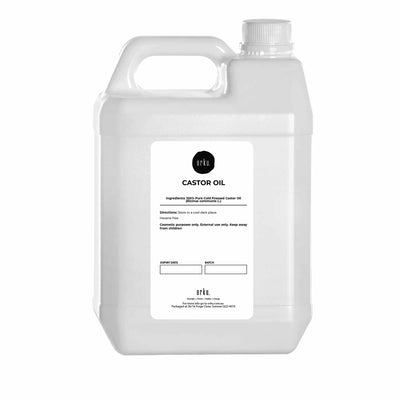 Orku 5L Castor Oil Cold Pressed Virgin Hexane Free HDPE Bottle