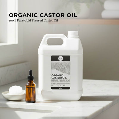 Orku 5L Organic Castor Oil - Hexane Free Cold Pressed