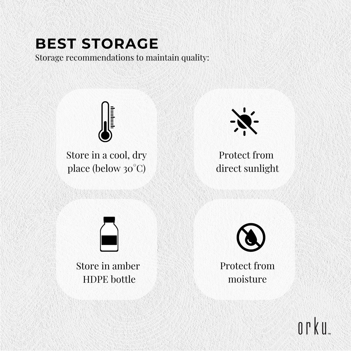 Orku 5L Organic Castor Oil - Hexane Free Cold Pressed
