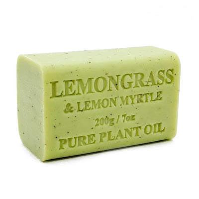 Orku 65x 200g Plant Oil Soap Lemongrass Lemon Myrtle Bar Australian