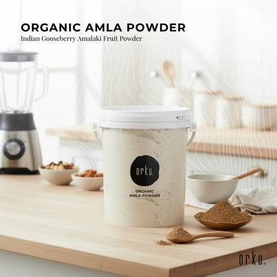 Orku 800g Organic Amla Powder - Indian Gooseberry Amalaki Fruit Powder