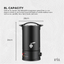 Orku 8L Electric Candle Wax Heater Melter With Tap for Candle Making Black