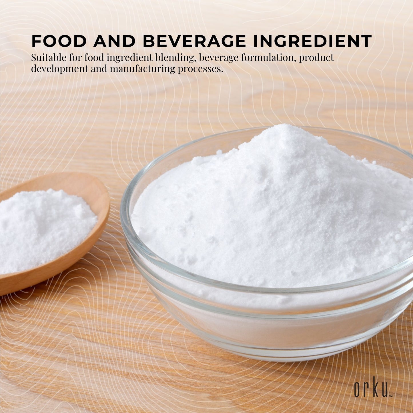 Orku Bulk 20Kg Taurine Powder High Purity L-Taurine Amino Acid Ingredient