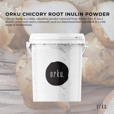 Orku Chicory Root Inulin Powder Tub - Unflavoured Food Ingredient
