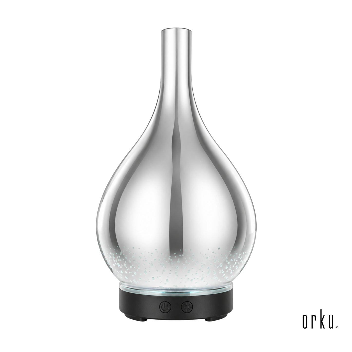 Orku Essential Oil Aroma Diffuser - Mirror 3D Fireworks Light USB Remote