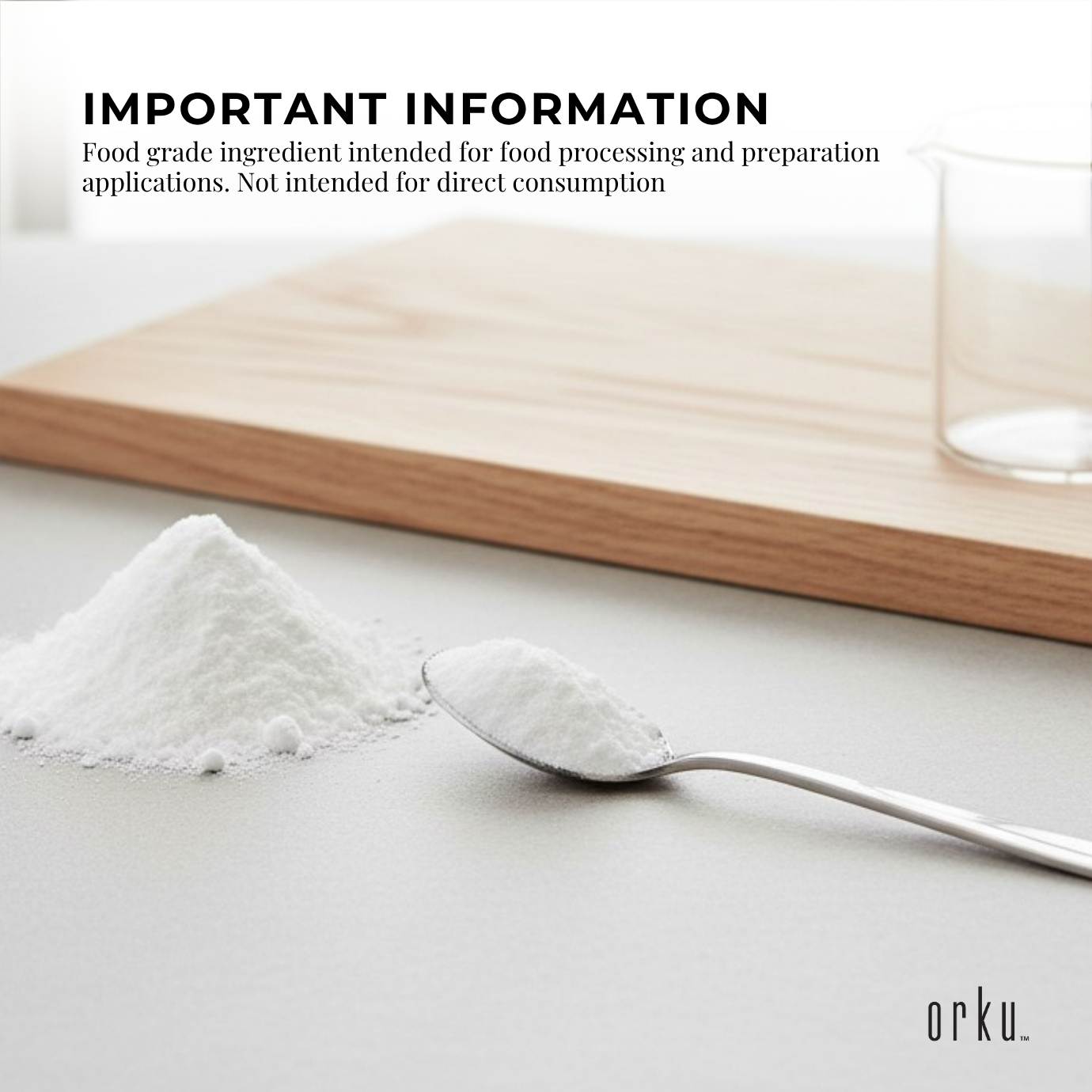 Orku Fine Calcium Sulphate Gypsum Powder Bulk - Dihydrate Food Grade FCC E516