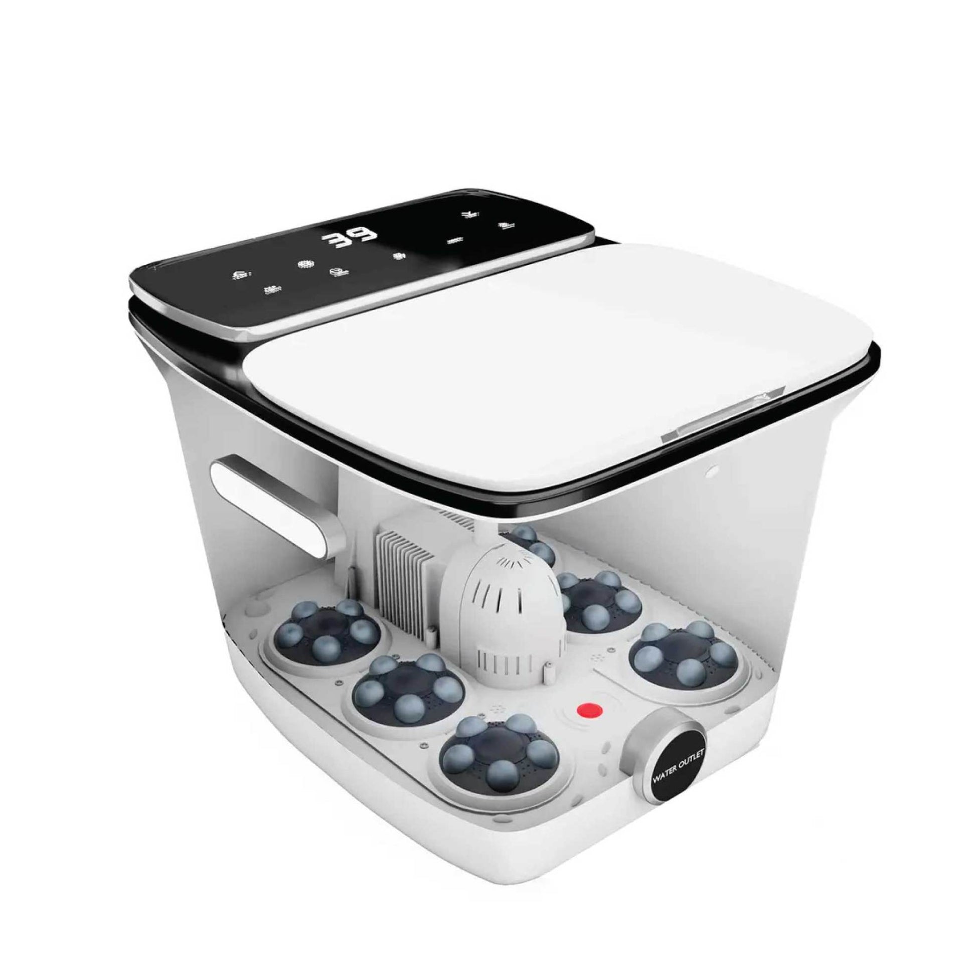Orku Foot Spa Automatic Water Heating Massager - Electric Pedicure Bath