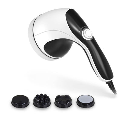 Orku Handheld Body Massager 4 Heads - Adjustable Speed for Neck Back Legs