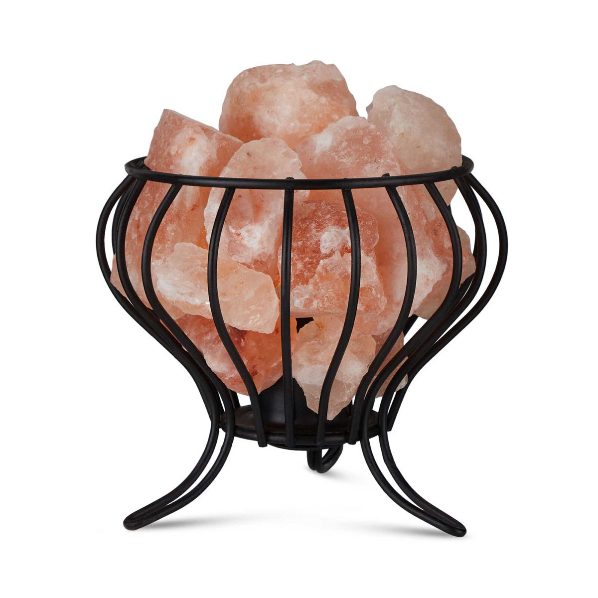 Orku Himalayan Pink Salt Lamp Night Lights in Various Shapes - Hand Carved