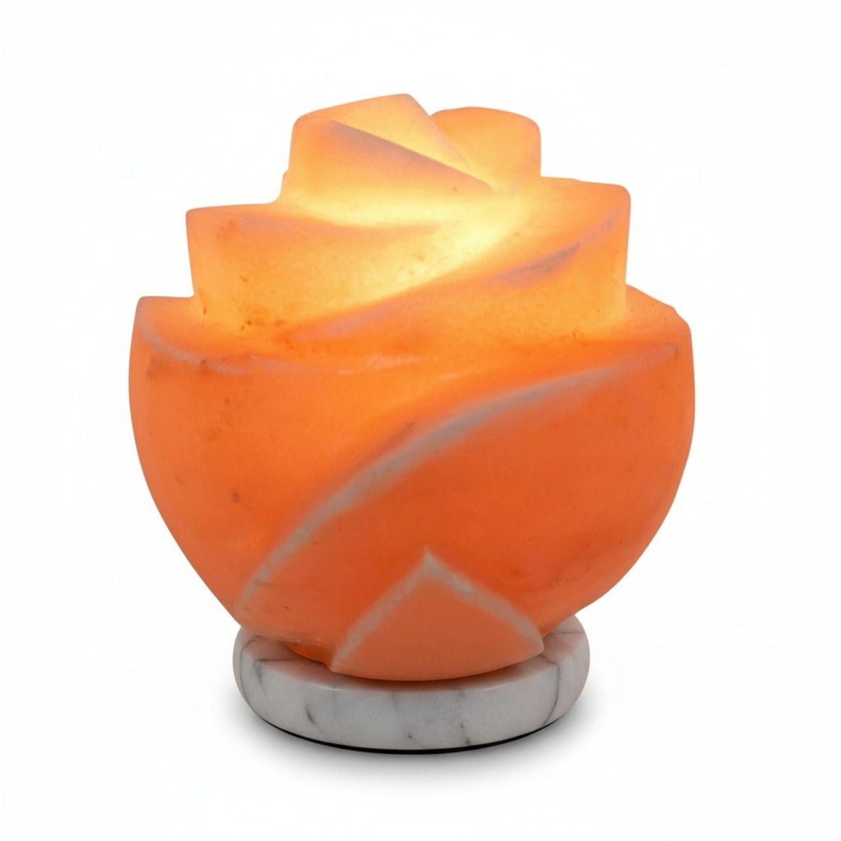 Orku Himalayan Pink Salt Lamp Night Lights in Various Shapes - Hand Carved