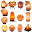 Orku Himalayan Pink Salt Lamp Night Lights in Various Shapes - Hand Carved