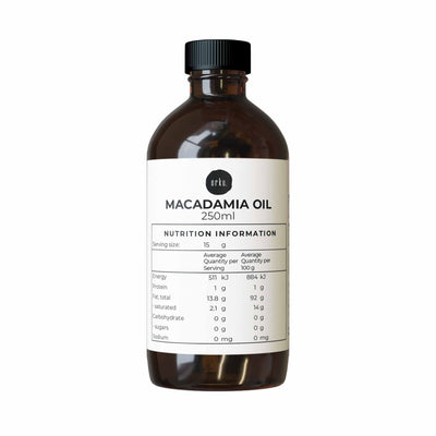 Orku Macadamia Nut Oil - Natural Cold Pressed Food Grade Pure Cooking Oils Bulk