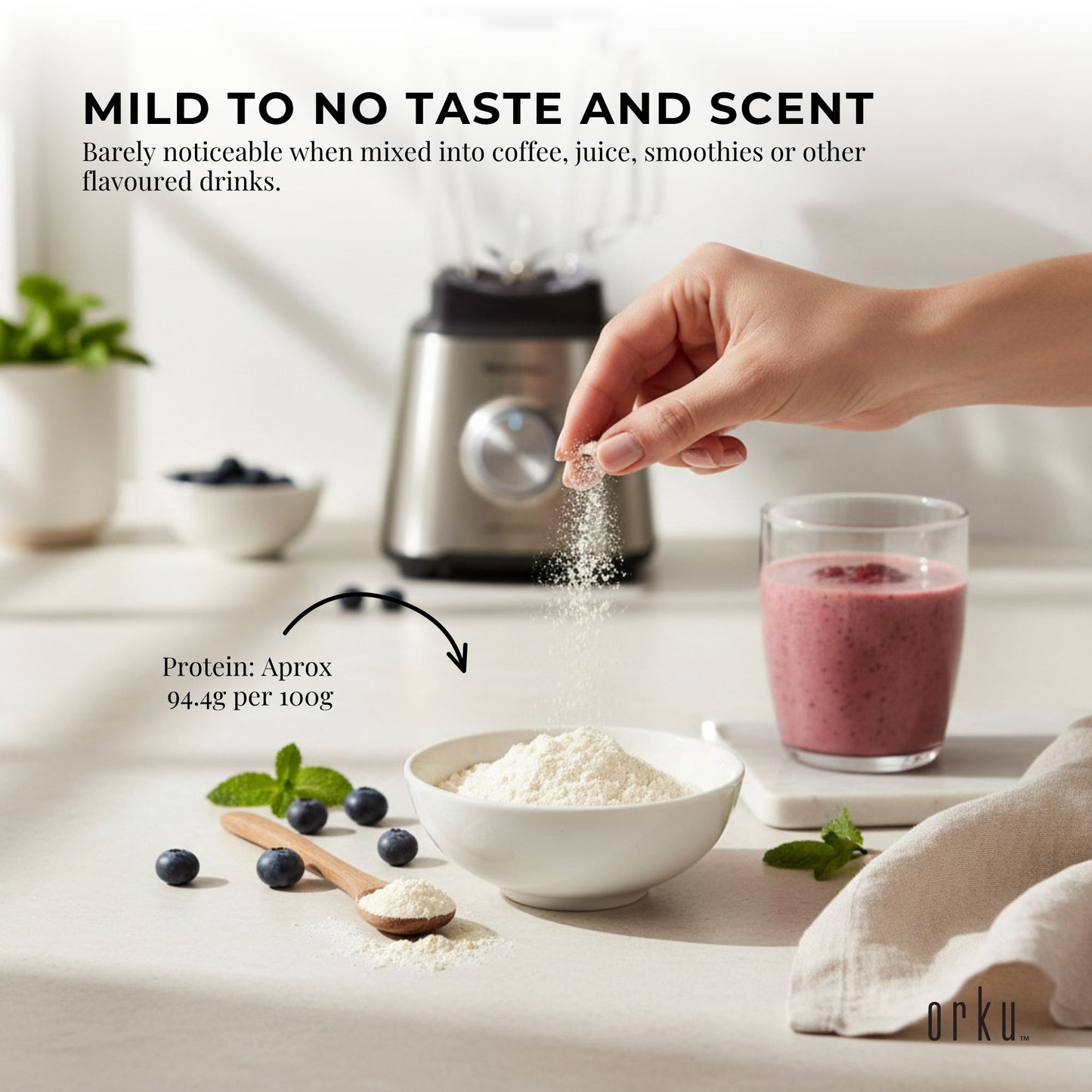Orku Marine Collagen Peptide Powder Jars - Type I Hydrolysed Protein