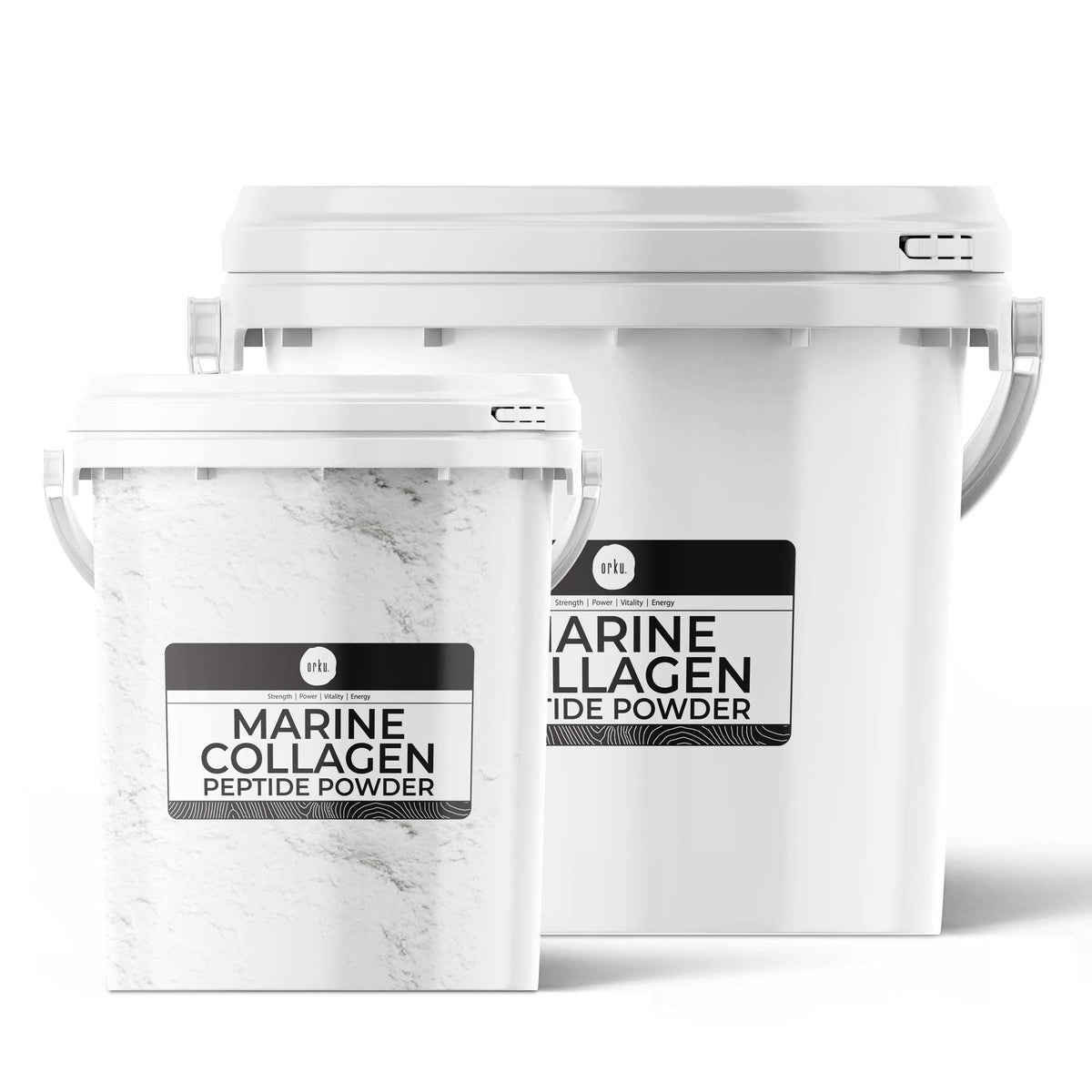 Orku Marine Collagen Peptide Powder Tubs - Pure Type I Hydrolysed Protein