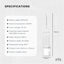 Orku Mini Water Flosser Rechargeable Portable Travel Oral Irrigator White