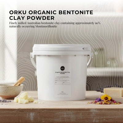 Orku Organic Bentonite Clay Powder Cosmetic Grade Montmorillonite