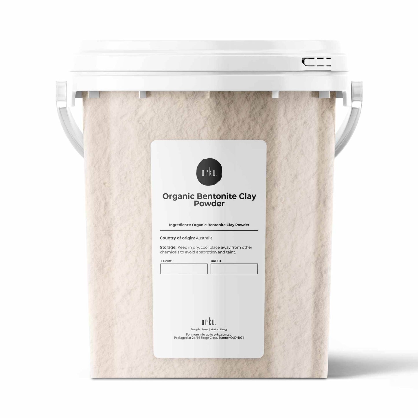 Orku Organic Bentonite Clay Powder Cosmetic Grade Montmorillonite