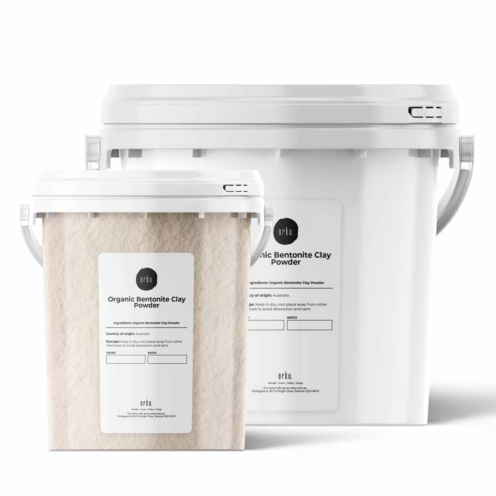 Orku Organic Bentonite Clay Powder Cosmetic Grade Montmorillonite