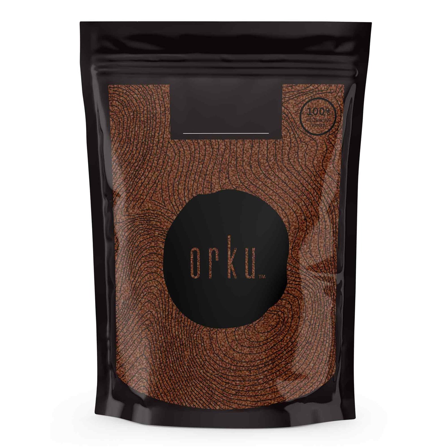 Orku Organic Brown Linseed Flaxseed Whole Grain Non GMO