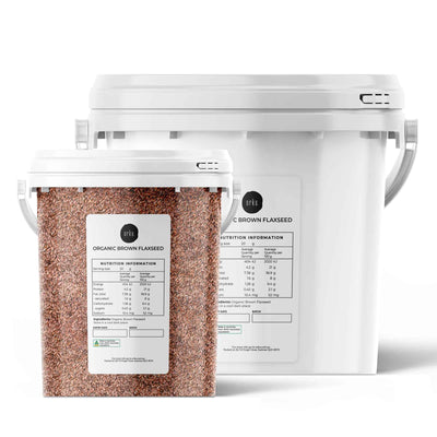 Orku Organic BrownLinseed Flaxseed Whole Grain Non GMO - Tubs