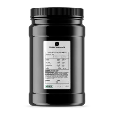 Orku Pea Protein Isolate Powder - High Protein Plant Based Unsweetened Jar