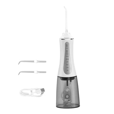 Orku Portable Oral Irrigator Flosser 350ml - Rechargeable Teeth Cleaner