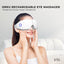 Orku Rechargeable Eye Massager - Heat Compression Vibration Bluetooth White