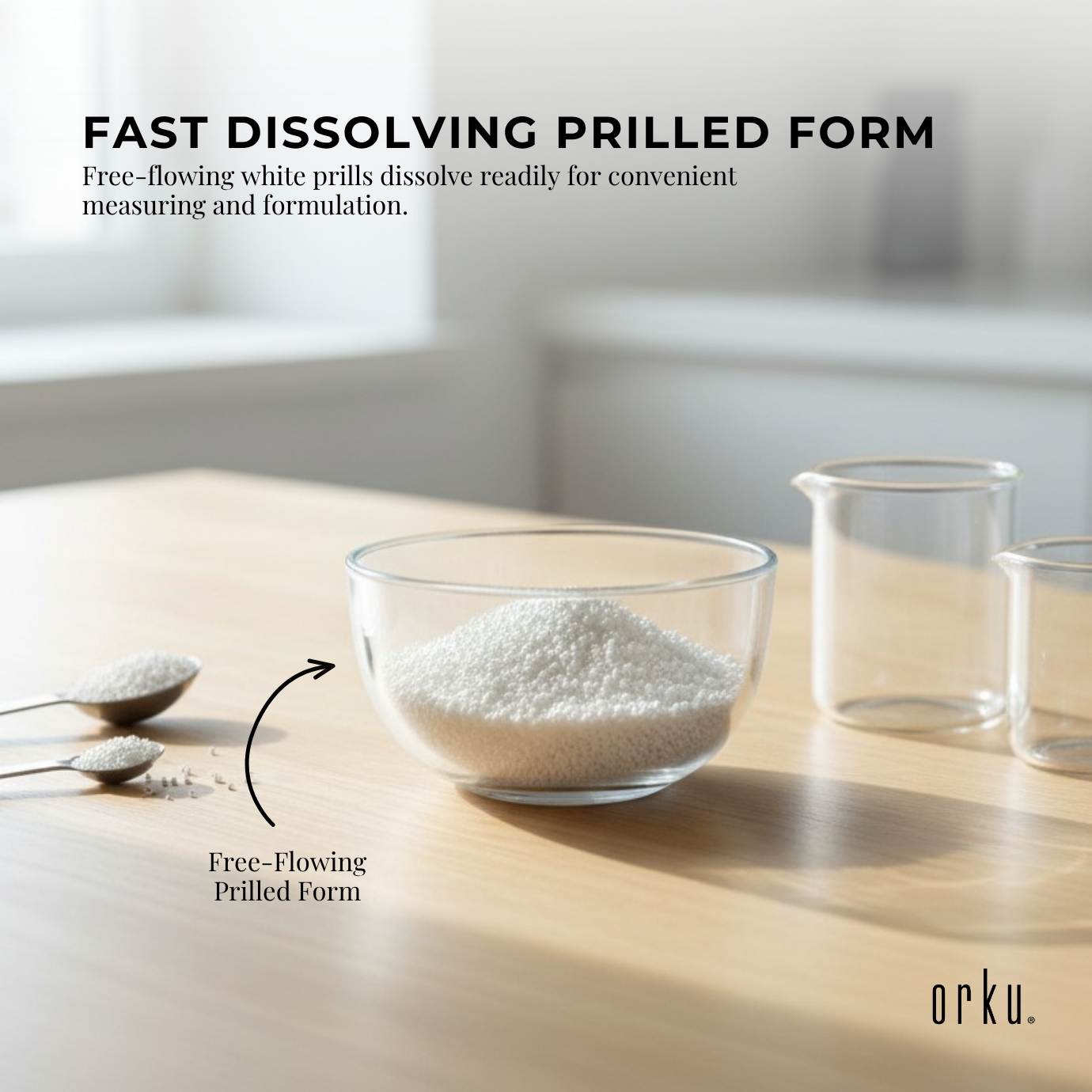 Orku Sodium Benzoate Tub - USP/FCC Grade Prills – E211 Preservative CAS 532-32-1