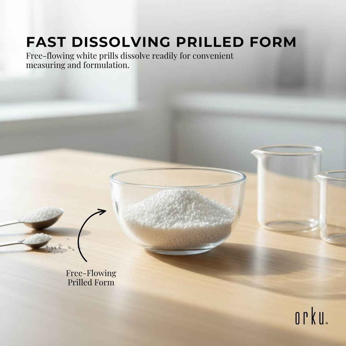 Orku Sodium Benzoate USP/FCC Grade Prills – E211 Preservative CAS 532-32-1