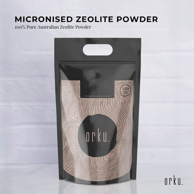 Orku Ultrafine Micronised Zeolite Powder Bags - Natural Clinoptilolite Mineral