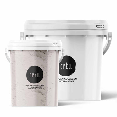 Orku Vegan Collagen Plant Based Alternative Powder Hydrolysed Protein Tub