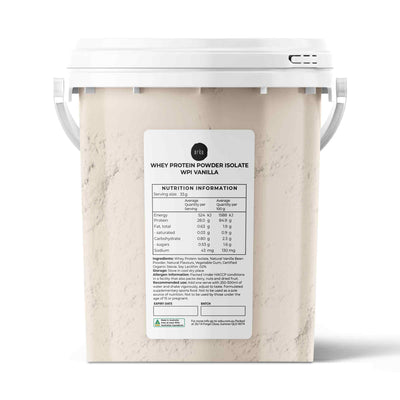 Orku Whey Protein Isolate WPI Vanilla Powder Buckets