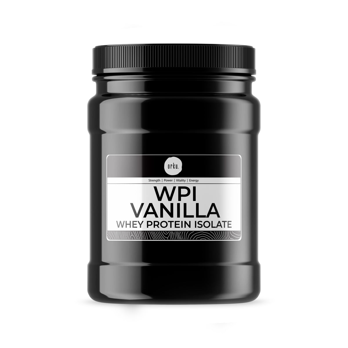 Orku Whey Protein Isolate WPI Vanilla Powder Jars