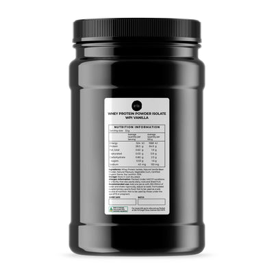 Orku Whey Protein Isolate WPI Vanilla Powder Jars