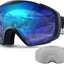 OutdoorMaster Ski Goggles with Cover Snowboard Snow Goggles OTG Anti-Fog -100% UV Protection-OM-18